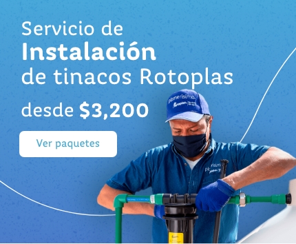 Hero Instalación Plomerisimo - Servicio de instalación de tinacos Rotoplas